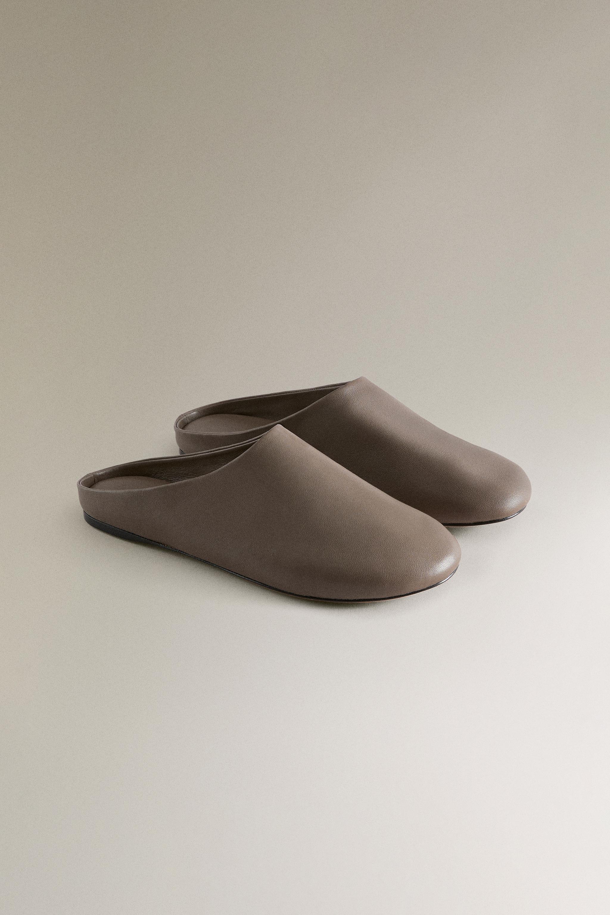 LEATHER MOROCCAN SLIPPERS
